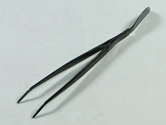 Angle Point Tweezers (w/ spatula) CB Tools